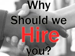 Why Should We Hire You? Job Interview!