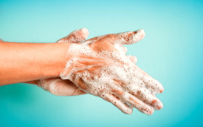 wash hand